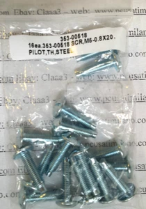 16 rack screws SCREW 353-00518 M5-0.8X20 - racks uteria VITE VITI STEEL PH - Afbeelding 1 van 1