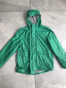 Mini Boden Green hooded Raincoat Size Kids 11-12 years - Picture 1 of 11