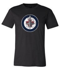 Winnipeg Jets Distressed logo shirt S-6XL Tracking!!