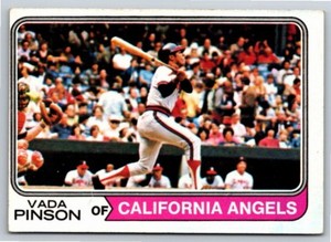 1974 Topps  #490 Vada Pinson      California Angels