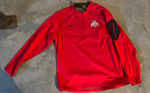 Men's Ohio State Nike Storm Fit Pullover Windbreaker Jacket Size (XL) Cover
