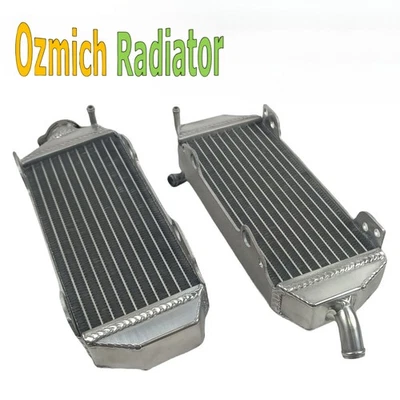 Fit 1996 1997 1998 1999 2000 SUZUKI RM250 RM 250 Polished Aluminum Radiator - Image 1 of 3