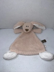 Demdaco Pink Peach Colored Bunny Rabbit Lovey Security Blanket Plush Nat & Jules - Picture 1 of 4