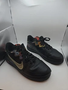 Nike Air Force 1 React 'Black Iridescent' CN9838-001 Men's Shoes 9.5, Good Cond - Picture 1 of 18