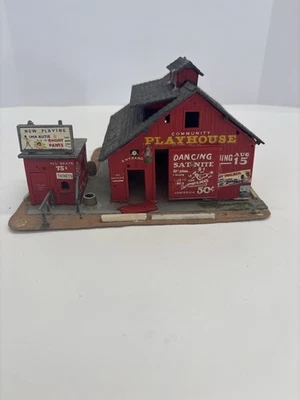 HO Scale Ranch / Barn Playhouse Theatre - Image 1 of 4
