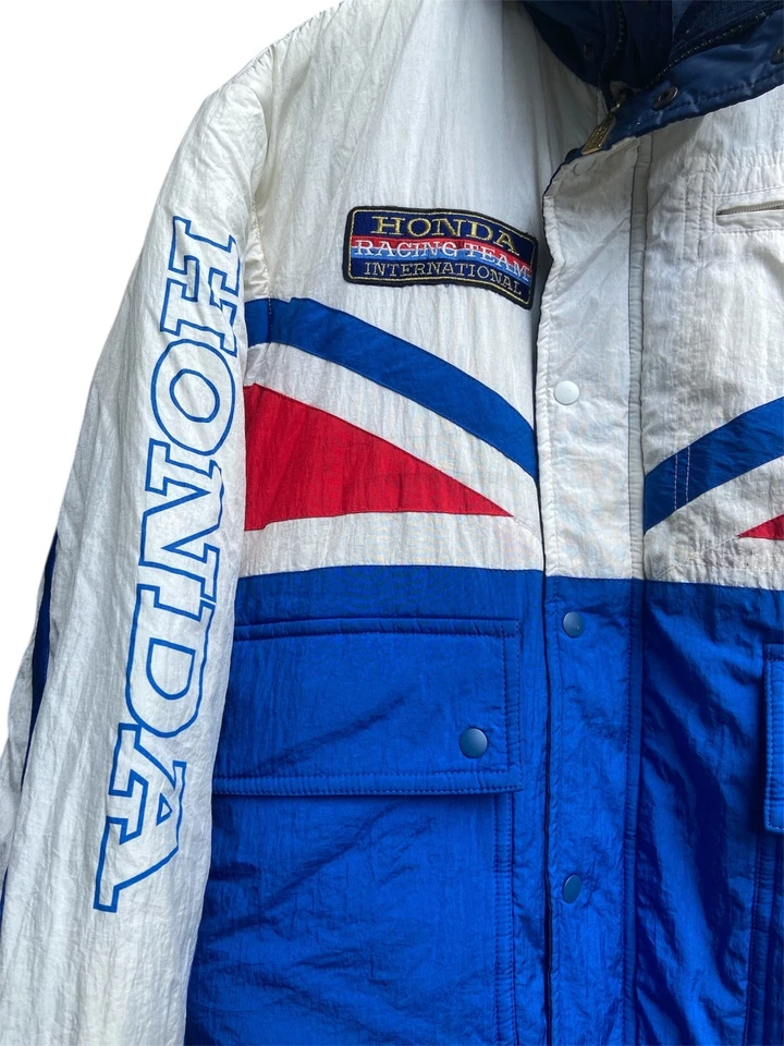 Jaqueta reversível vintage Honda Racing Team International HRC Hondaline - Imagem 1 de 4