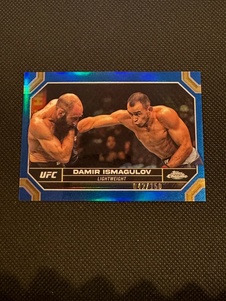 2024 Topps Chrome UFC - Damir Ismagulov #52 Blue Refractor /150 - Image 1 of 2