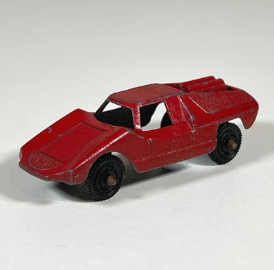 Vintage 1960s TootsieToy Red No 4 Fiat Abarth Diecast Car USA 1:64 Scale - Image 1 of 4