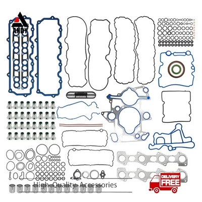 Nuevo juego de juntas de reconstrucción de motor para Ford F-250/F-350 2003-2007 6,0 L Powerstroke Foto 1 de 4
