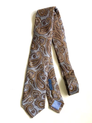 Corbata de cuello JZ Richards JZ Boulder para hombre azul cachemira toda seda hecha a mano en EE. UU. Foto 1 de 4