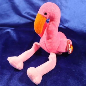 Ty Beanie: Pinky DOB February 13, 1995 P.E. Pellets 5th Generation (x161) - Picture 1 of 8