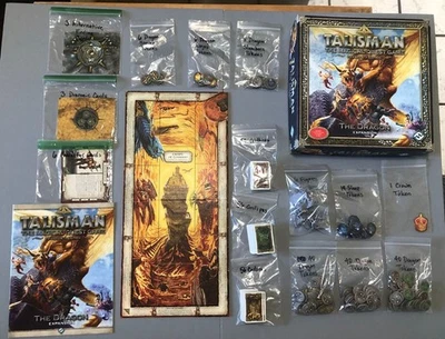 JUEGO COMPLETO TALISMÁN MAGICAL QUEST 4ª EDICIÓN LA EXPANSIÓN DRAGÓN CON CAJA Foto 1 de 4