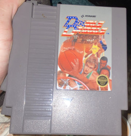 Konami Double Dribble Nintendo NES Basketball Game Cartridge