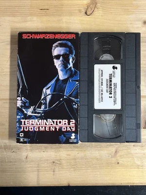 Terminator 2: Judgement Day (VHS, 1991) Arnold Schwarzenegger  - Image 1 of 4