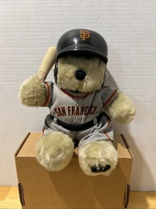 MLB San Francisco Giants Bär #0 Plüsch 1. Ausgabe 2. Serie 10 Zoll Baseball - Bild 1 von 13