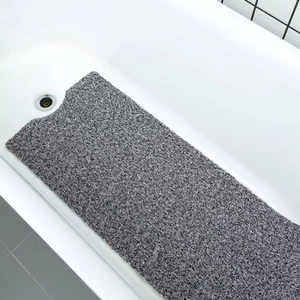 Bath Tub Shower Mat 40 x 16 Inch Non-Slip Soft PVC Loofah Mats for Bathroom (... - Picture 1 of 6