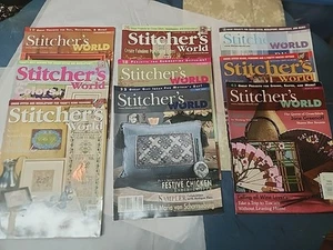Rivista punto croce Stitcher's World 2003,2005,2006 LOTTO di 9 - Foto 1 di 7
