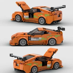 Toyota Supra MK4 Sports Car MOC Building Blocks – JDM Speed Champion Model, DIY - Picture 1 of 2