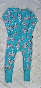 Bonds Wondersuit Size 2 Tigers Pyjamas Jumpsuit Toddler 18-24 Months Like New - Picture 1 of 2