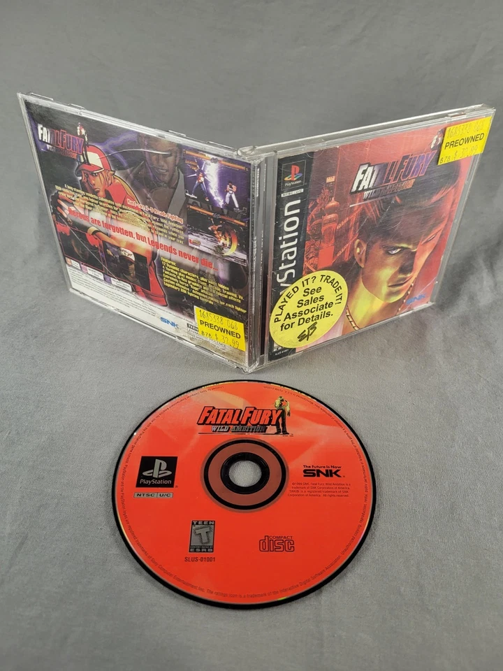 Fatal Fury: Wild Ambition, PS1, Complete, Authentic! - Image 1 of 1
