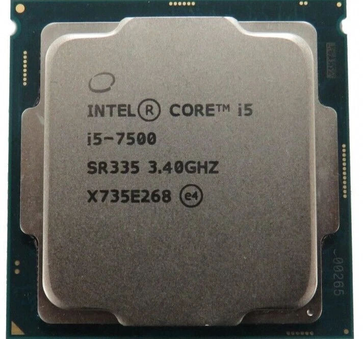 Intel Core i5-7500 3.4GHz 4-Core LGA 1151 CPU Processor CPU SR335 Fully Tested - Image 1 of 1