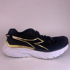 Diadora Women Equipe Atomo C3638 Black Running Shoes Sneakers Size 9.5 - Picture 1 of 12
