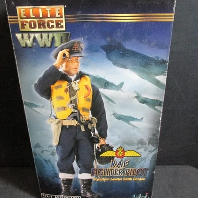 Dragon 1/6th/ELITE FORCE WW 11 RAF FIGHTER PILOT SQDRN LEADER KEITH GORDON. - Image 1 of 4