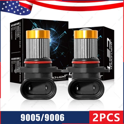 Para Subaru Forester 1998-2002 2006-2013 2X Amarillo 5000K 9006 LED Bombilla Antiniebla Foto 1 de 4