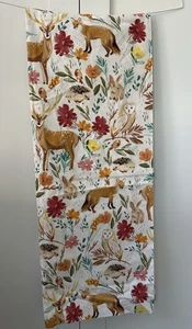 Joann Stoff Wald Szene Waldtiere Baumwolle 1-1/2 Yards x 22 Zoll - Bild 1 von 5