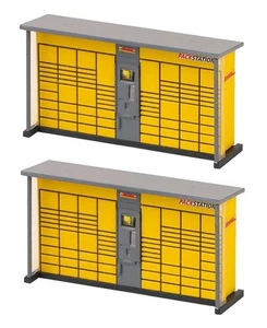 Faller 180281 escala H0 2 estaciones de embalaje DHL kit - Imagen 1 de 3