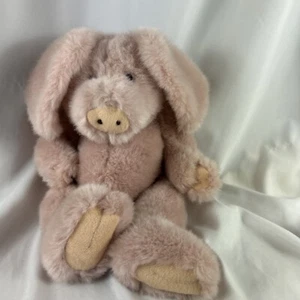 Boyds Bears Rosie O'Pigg Jointed 14” Pink Pig Plush Stuffed Animal - Picture 1 of 8