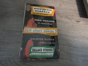 VINTAGE BALLANTINE BKS NEW SHORT NOVELS 2 1956  NORMAN MAILER, WALLACE STEGNER + - Picture 1 of 3