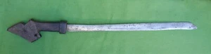 Nice quality 19th. Century warrior sword with a wood grip Timor, no mandau, - Picture 1 of 9