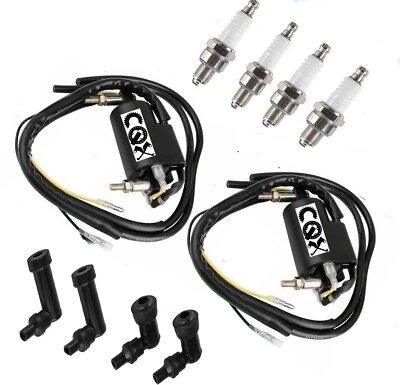 2x bobinas de encendido bujía para Honda CB750 A/F/K 750 cuatro 1969-1978 Foto 1 de 4