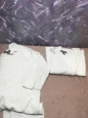 Dialogue Euro-Crepe Knit 3/4 Sleeve Open Cardigans w Top Set Plus Sz 3x Mint - Image 1 of 4