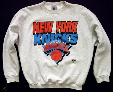 VINTAGE 1980'S NY NEW YORK KNICKS SweatShirt Unisex Men Women KV9026 Cover