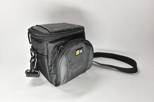 Medium-Sized Case Logic Camera Case Black w/ Blue Interior Many Pockets - Picture 1 of 11