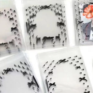 50Pcs Clear Photocard Sleeves Self-adhesive Card Cover Idol Photo Packaging Bag - Picture 1 of 12