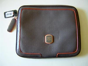 GUESS IPAD TABLET TECH CASE SLEEVE*PADDED*TAUPE*BEIGE*ORANGE*NW - Picture 1 of 1