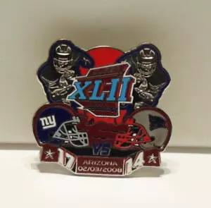 SB Super Bowl 32 XIII Champion Giants Beat Patriots NFL Pin - Picture 1 of 3