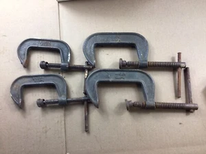 Lot Of 4 Wilton C Clamps, 3” And 4” Two Of Each, 540-3 And 540-4 - Picture 1 of 11