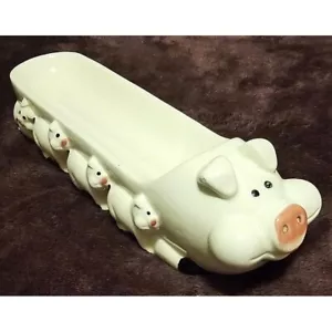 Ron Gordan Designs Inc. Cracker Tray Pig & Piglets - Picture 1 of 11