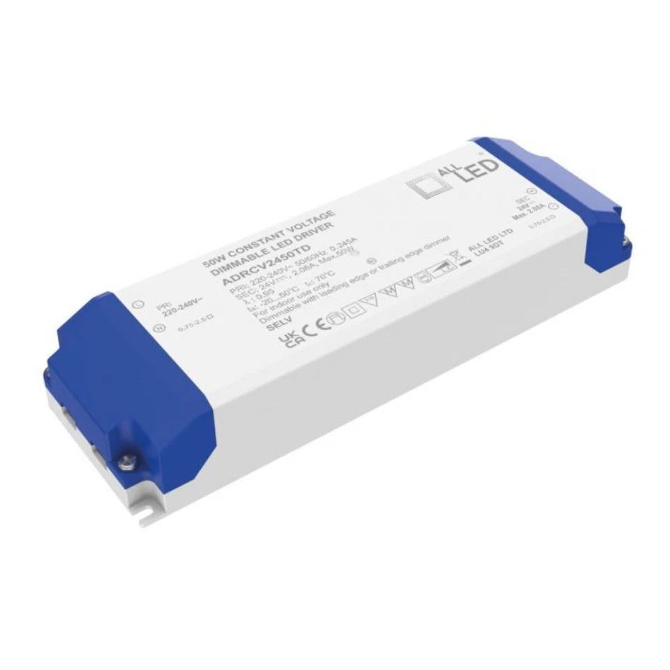 ALL LED 24V DC Constant Voltage  Dimmable LED Driver 50W DRIVE24- ADRCV2450TD - Image 1 of 1