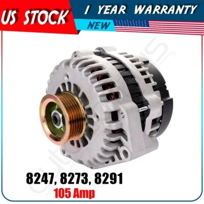 雪佛兰 Tahoe 4.8L 5.3L 升 2000 2001 2002 ADR0215 8247 827391 交流发电机 — 第 1/4 张图片