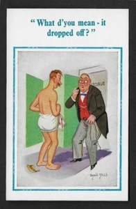 POSTCARD Donald McGILL COMIC Saucy D Constance 1863 Doctor NHS 1950 1960s - Picture 1 of 2
