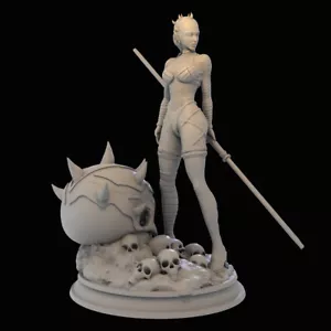 Planet Warrior Fai da te Figura Resina Kit Modellismo Scala 1/24 Giocattolo Non Dipinto Non Assemblato - Foto 1 di 3