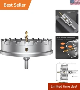 Durable 6" T.C.T Hole Saw with Titanium-Plated Pilot Bits - Multi-Material Use - Picture 1 of 9