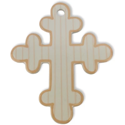 Coton Colors Laura Johnson listra rosa cruz 6" colecionável decoração de quarto de bebê para casa - Imagem 1 de 4