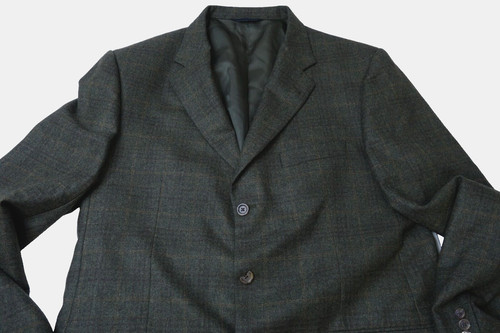 Giacca blazer lana uomo Burberry Kensington taglia 42L made in USA