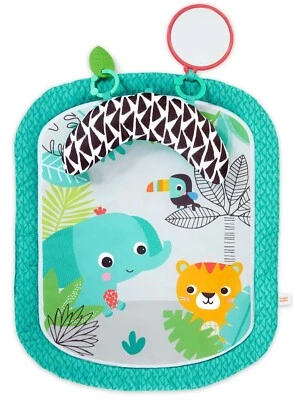 Alfombra de juego Bright Starts Totally Tropical Tummy Time para bebé + almohada de utilería y 2 juguetes Foto 1 de 4